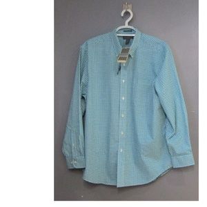 NEW Saddlebred Easy Care Gingham Shirt Size XL